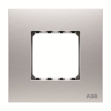 ABB Grey 1 Gang Light Switch Cover