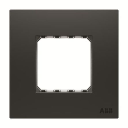 ABB Silk Black 1 Gang Light Switch Cover