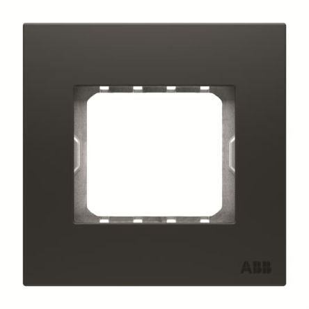 ABB Silk Black 1 Gang Light Switch Cover