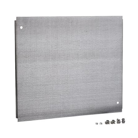 Schneider Electric Galvanised Steel Gland Plate Enclosure Gland Plate, 400mm W, 25 mm L for Use with Spacial SF