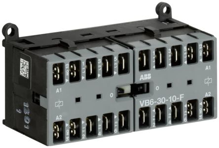 ABB VB Contactor, 220V dc Coil, 3-Pole, 20 A, 4 kW 220V, 3 NO