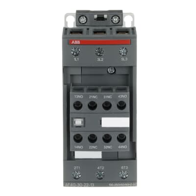 ABB AF Contactor, 250V Coil, 3-Pole, 70 A, 18.5 kW 250V, 3 NO