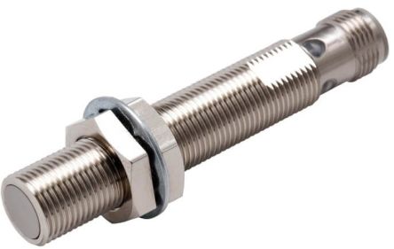 Omron E2E-X4C1L12-M1 Threaded Barrel Inductive Proximity Sensor, M12 NPN E2E 30V dc 4 mm 30 V dc 200mA