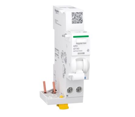 Schneider Electric Acti9 Active iDT40 Series Residual Current Device, 40A, 1-Pole, 30 mA, Voltage Independent 230V ac