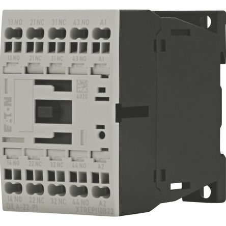 Eaton DILA Contactor Relay, 230V ac, 240 V ac Coil, 2-Pole, 0.024 kVA, 2 NO/2 NC, 690V