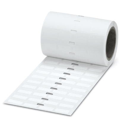 Phoenix Contact Black on White Label, 20 mm Width, 8 mm Label Length, 20 mm Label Width