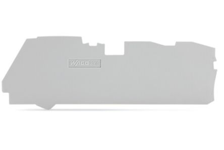 WAGO End & Intermediate Plate for Use with 2116 Series Terminal Blocks