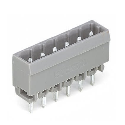 WAGO 231 Series Pluggable Terminal Block, 2-Contact, 5 mm Pitch, 1 Row, 231-132/001-000