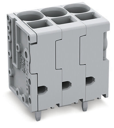 WAGO PCB Terminal Block, 4-Contact, 7.5 mm Pitch, 1 Row, 2626-3104/020-000