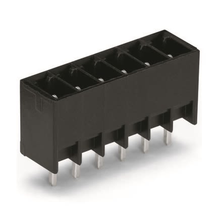WAGO 714 Series Pluggable Terminal Block, 2-Contact, 3.5 mm Pitch, 1 Row, 714-132