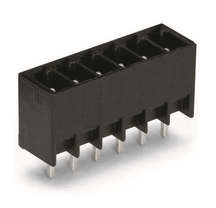 WAGO 714 Series Pluggable Terminal Block, 4-Contact, 3.5 mm Pitch, 1 Row, 714-134