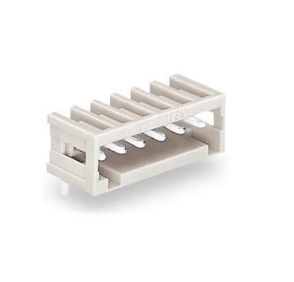 WAGO 733 Series Pluggable Terminal Block, 2-Contact, 2.5 mm Pitch, 1 Row, 733-362