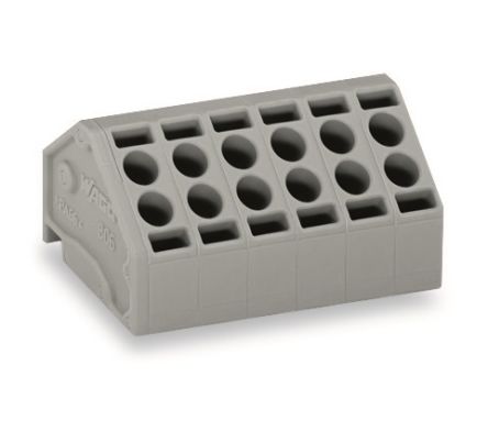WAGO PCB Terminal Block, 3-Contact, 5 mm Pitch, 1 Row, 806-103
