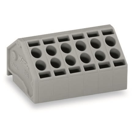 WAGO PCB Terminal Block, 10-Contact, 5 mm Pitch, 1 Row, 806-110