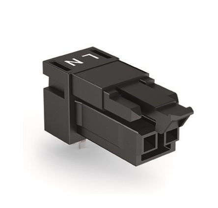 WAGO 890 Series PCB Connector Female Cage Clamp, 2-Pole, 16A, 2-Way, IP20