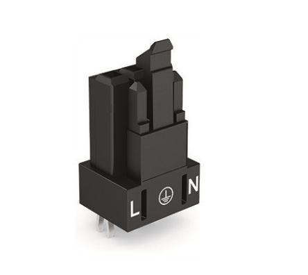 WAGO 890 Series PCB Connector Female Cage Clamp, 3-Pole, 16A, 3-Way, IP20