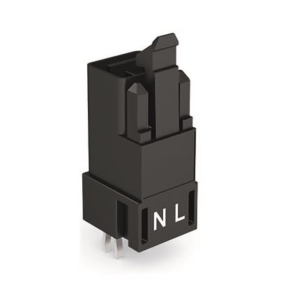 WAGO 890 Series PCB Connector Male Cage Clamp, 2-Pole, 16A, 2-Way, IP20
