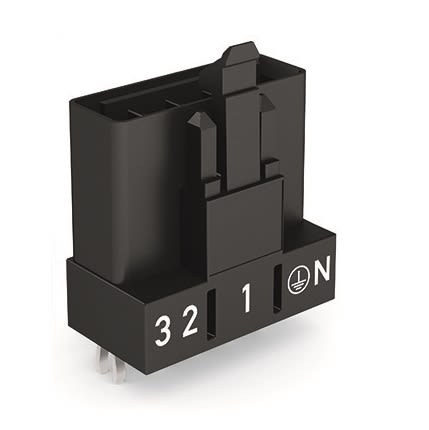 WAGO 890 Series PCB Connector Male Cage Clamp, 5-Pole, 16A, 5-Way, IP20