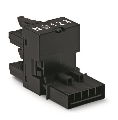WAGO 890 Series Connector Female Cage Clamp, 5-Pole, 16A, 3-Way, IP20