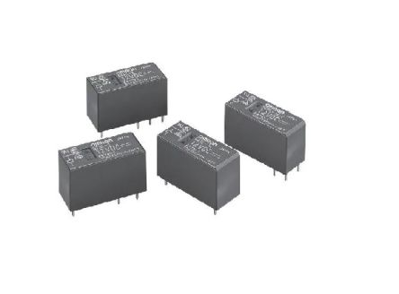 Omron PCB Relay, 12V dc Coil, 1A Switching Current, DPST