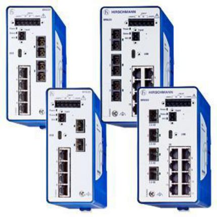 Hirschmann Managed Switch 8 Port Ethernet Switch Power Over Ethernet