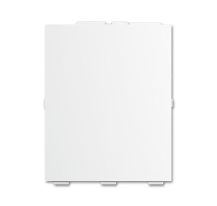 ABB White 6 Gang Cover Plate