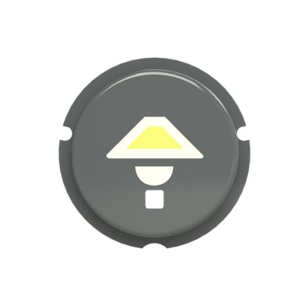 ABB Push Button Switch for Use with F@H Light, Pre-printed "Light Symbol