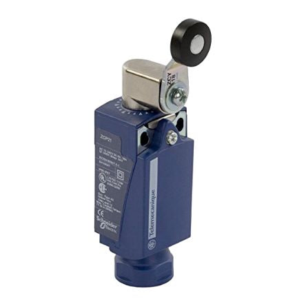 Telemecanique Sensors XCKP Series Roller Lever Limit Switch, IP67, IP66, Plastic Housing, 240V ac, 3A