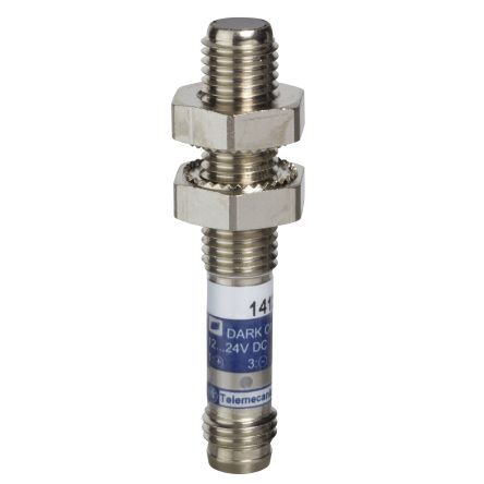 Telemecanique Sensors Diffuse Photoelectric Sensor, Cylindrical Sensor