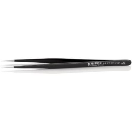 Knipex 140mm Stainless Steel Pointed ESD Safe Tweezer