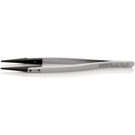 Knipex 130mm Stainless Steel Straight ESD Safe Tweezer