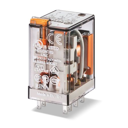 Finder Relay, 60V dc Coil, 10A Switching Current, 2 CO