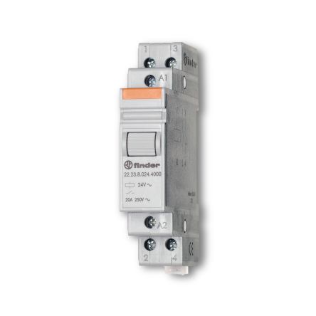 Finder DIN Rail Monostable Relay, 48V ac Coil, 20A Switching Current, SPST