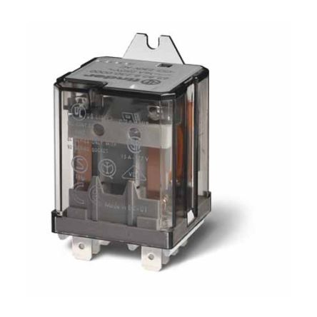 Finder Flange Power Relay Module, 24V ac Coil, 50A Switching Current, 2 NO