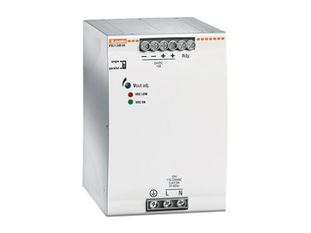 Lovato PSE1 DIN Rail DIN Rail Power Supply 375 V dc, 264V ac AC Input 24V dc, 12.5 A Output DC 300 W