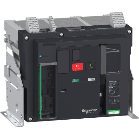 Schneider Electric, MasterPact, MTZ2 20 H1 Molded Case Circuit Breaker 3-Pole 2kA, Fixed