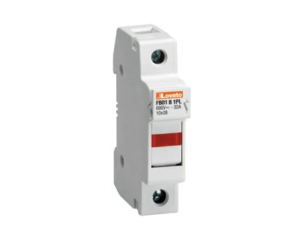 Lovato 32A Fuse Holder for 10 x 38 mm, 1P-Pole, 690V ac