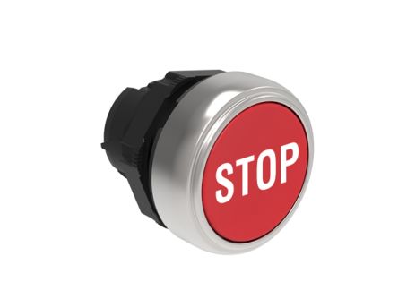 Lovato Platinum Series Red Spring Return Push Button Head, 22 mm Cutout, IP67, IP66, IP69K