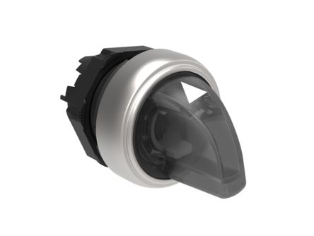 Lovato LPCSL13 Series 3 Position Illuminated Selector Switch Head, 22 mm Cutout, White Handle, IP66