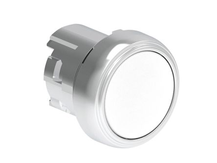 Lovato Platinum Series White Spring Return Push Button Head, 22.5 mm Cutout, IP66, IP69K, IP67, CSA, IEC, BS, EN, UL