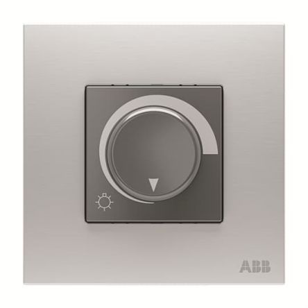 ABB 2 Way 1 Gang Rotary Dimmer Switch, 250V, 40 W