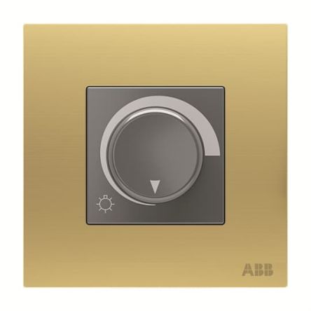 ABB 2 Way 1 Gang Rotary Dimmer Switch, 250V, 40 W