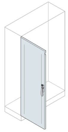 ABB IS2 Series Steel RAL 7035 Double Door, 600 mm H, 600mm W, 2 m L for Use with IS2 Enclosures