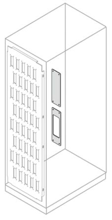 ABB Galvanised Steel Connector Reducing Plate Other Sub-Function 3, 48mm W, 146 mm L for Use with IS2 Enclosures