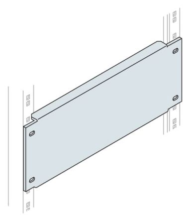 ABB Aluminium 482.6 mm (19 Inch) Mount Set, Unshielded 713 mm 483mm