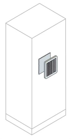 ABB Fan Mount Enclosure for use with IS2 Enclosures For Automation, C2 Consolle - IP55