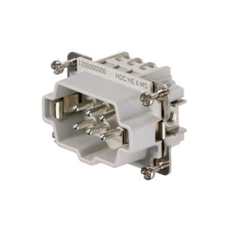 Weidmüller Contact Insert, 24A, HE Series Male, 6 Contacts