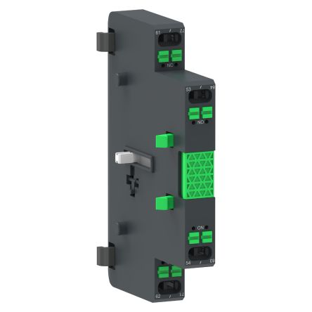 Schneider Electric Auxiliary Contact Block, 2 Contact, 1 NO/1 NC, TeSyS F, Side, 10 A, LAG8N113