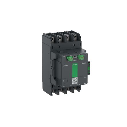 Schneider Electric TeSyS G Contactor, 200V ac, 500 V ac Coil, 4-Pole, 330 A 200V ac, 500 V ac, 1 NO/1 NC, 1kV