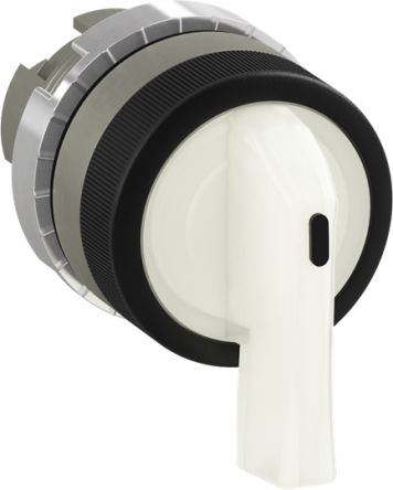 ABB 1SFA1 Series White Maintained Push Button Switch, IP66
